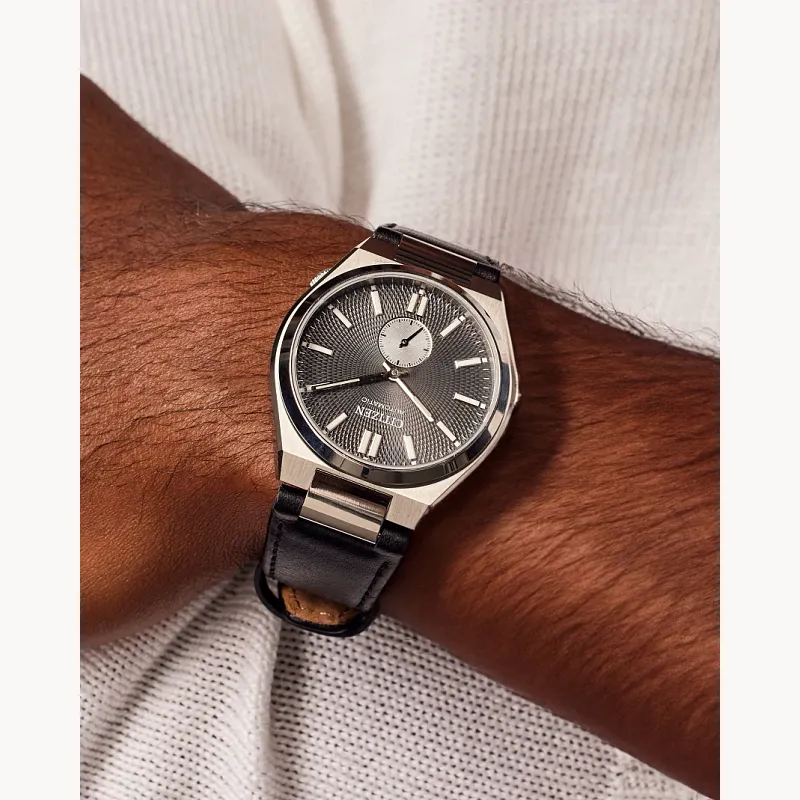 TSUYOSA Small Second Gray Dial Leather Strap NK5010-01H TSUYOSA Small Second Gray Dial Leather Strap NK5010-01H